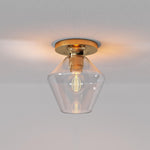 Load image into Gallery viewer, Merin Geometric Glass Modern Flush Mount for Hallway & Bedroom