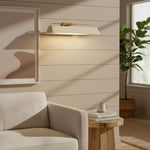 Afbeelding laden in galerijweergave, Libris Wandgemonteerde Schilderijlamp - Modern Stalen Frame met Zachte Zandkleurige Kap voor Entree & Eetkamer