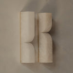 Bild in die Galerieansicht laden, Rechteckige Alabaster-Wandleuchte