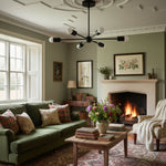 Load image into Gallery viewer, Mobilux Line Mid Century Modern Chandelier - 6 Heads Hanging Ceiling Light