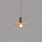 Load image into Gallery viewer, Brass Crest Pendant Light