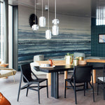 Bild in die Galerieansicht laden, Glas Alabaster-Pendelleuchte