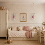 Cargar imagen en el visor de la Galería, Bunny pink gift box pendant lamps in a pastel bedroom