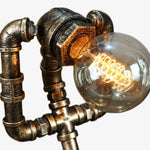 Cargar imagen en el visor de la Galería, Edison globe pipe holder detail