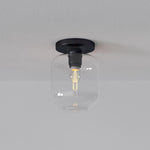 Afbeelding laden in galerijweergave, Lumivelle sculpturale opbouwlamp – moderne glazen plafondlamp