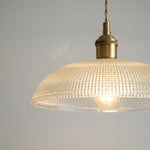 Afbeelding laden in galerijweergave, Velaris geribbelde spiraal hanglamp - Koepelvormige plafondlamp voor modern interieur