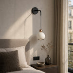 Bild in die Galerieansicht laden, Glintap Nordic Globe Wall Mounted Light – Minimal Accent Lamp for Bedroom Interior