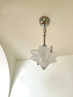 Load image into Gallery viewer, Art Deco Astris Elara Star Pendant Light - Frosted Glass Pendant with Geometric Style