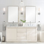 Load image into Gallery viewer, Derlina White Linen Shades Wall Lamp – Retro Metal Multi-Head Lighting Fixture