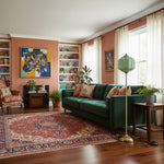 Bild in die Galerieansicht laden, Eloise Strukturierte Glas-Kürbis-inspirierte Stehlampe - Organische Kunstfertigkeit und Retro-Stil für Wohnzimmer