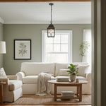 Afbeelding laden in galerijweergave, Frostine Buiten Hangende Lantaarn - Geometrisch Geslepen Glas voor Tuin Entree