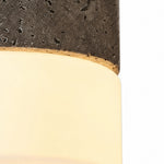 Załaduj obraz do przeglądarki galerii, Close detail of stone edge and glass shade joint