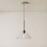 Load image into Gallery viewer, Conica Glass Cone Pendant Lamp – Modern Style Light for Any Room