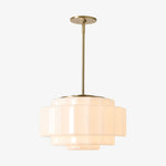 Load image into Gallery viewer, Vexrona Glass Pendant Lamp - Elegant Adjustable Metal Hanging Rod for Living Room and Bar