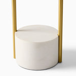 Afbeelding laden in galerijweergave, Luma minimalistische industriële tafellamp en vloerlamp – metalen frame met zachte stoffen kap voor thuis en kantoor