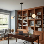 Afbeelding laden in galerijweergave, Arden glazen hanglamp kroonluchter – minimalistisch geometrisch ontwerp voor moderne interieurs