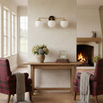 Load image into Gallery viewer, Glorica Glass Wall Sconce - Modern Vintage Vanity Light Fixture