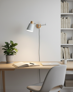 Load image into Gallery viewer, Collin Adjustable Plug In Wall Lamp
