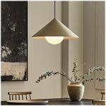 Load image into Gallery viewer, Brivana Adjustable Pendant – Cone Shade Light for Kitchen or Dining