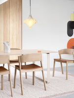 Load image into Gallery viewer, Art Deco Astris Elara Star Pendant Light - Frosted Glass Pendant with Geometric Style