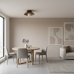 Afbeelding laden in galerijweergave, Ovalune Organisch Gestructureerde Plafondlamp Sculpturaal Ontwerp Opbouw - Moderne Stijl voor Woonkamer