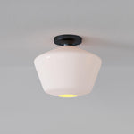 Load image into Gallery viewer, Merin Geometric Glass Modern Flush Mount for Hallway & Bedroom