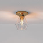 Load image into Gallery viewer, Merin Geometric Glass Modern Flush Mount for Hallway & Bedroom