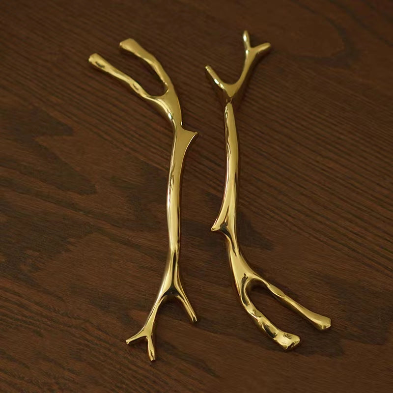 Gold Tree Handle – Branches Cabinet Handles & Metal Drawer Pulls