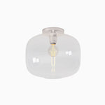 Afbeelding laden in galerijweergave, Lumivelle sculpturale opbouwlamp – moderne glazen plafondlamp