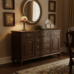 Afbeelding laden in galerijweergave, Virelle Traditionele Tiffany Tafellamp – Kleurrijke Glas-in-lood Koepel Bureaulamp voor Slaapkamer