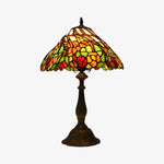 Afbeelding laden in galerijweergave, TF Sorenia Elegante Glas-in-Lood Lamp - Handgemaakte Tiffany Tafellamp voor Interieurs thuis