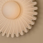 Load image into Gallery viewer, Glova Nordic Floral Ceramic Wall Light – Sculptural Accent Wall Lamp for Bedroom, Hallway, Living Room