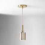 Load image into Gallery viewer, Galvia Champagne Bronze Metal Pendant - Adjustable and UL Compliant