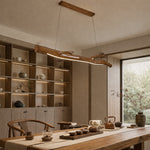 Załaduj obraz do przeglądarki galerii, Wood Color Resin Linear Branch Pendant Light
