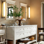 Load image into Gallery viewer, Kalvora Extra Long Tube Wall Sconce - Chrome Modern Light Fixture