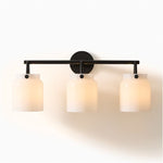 Load image into Gallery viewer, Hanton Contemporary 3-Light Wall Lamp for Hallway or Powder Room