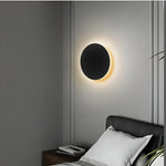 Cargar imagen en el visor de la Galería, Luz de Pared LED Minimalista Moderna Nórdica Redonda de Aluminio