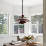 Carica l'immagine nella visualizzazione Galleria, Lampada a sospensione Danish Design – Design nordico scandinavo multicolore per sala da pranzo e soggiorno N38