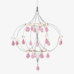 Afbeelding laden in galerijweergave, Crynora Franse Kristallen Kroonluchter - Romantisch Vuurvliegjesontwerp in Luxe Stijl voor Eetkamer of Slaapkamer