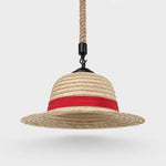 Cargar imagen en el visor de la Galería, Straw hat pendant view 2