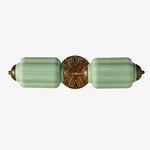 Load image into Gallery viewer, Eloise Brass Wall Sconce – Elegant Milk Glass Vintage Lighting