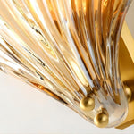 Afbeelding laden in galerijweergave, Shellora Stijlvolle Schelp Wandlamp – Sculpturale Glas- en Metaal Wandlamp voor Thuis N44