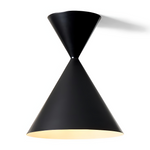 Load image into Gallery viewer, Brivana Sculpted Glass Flush Mount Light for Bedroom & Living Room