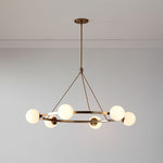 Load image into Gallery viewer, Brelia Round Light Chandelier - Modern Globe Chandelier in Stylish Design