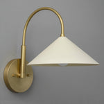 Load image into Gallery viewer, Curva Metal Curved Arm Modern Wall Sconce for Bedroom & Hallway