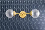 Load image into Gallery viewer, Lumio Globe Versatile Vanity Sconce - Dimmable Light for Bathroom and Hallway Use