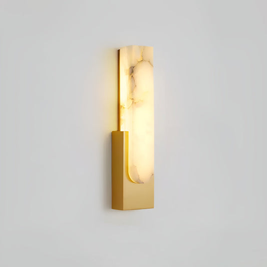 Lámpara de pared Agatha de alabastro