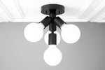 Load image into Gallery viewer, Glorica Glass Flush Mount Light - Globe Ceiling Fixture Modern