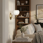 Afbeelding laden in galerijweergave, Armicora Moderne Gebogen Wandlamp – Elegante Decoratieve Armatuur voor Woonkamers & Slaapkamers