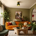 Load image into Gallery viewer, Vintage Green Jade Flush Mount Ceiling Light